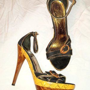 Anne Michelle Denim Heels